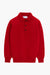 Pull col polo Shaggy Dog en laine - Rouge