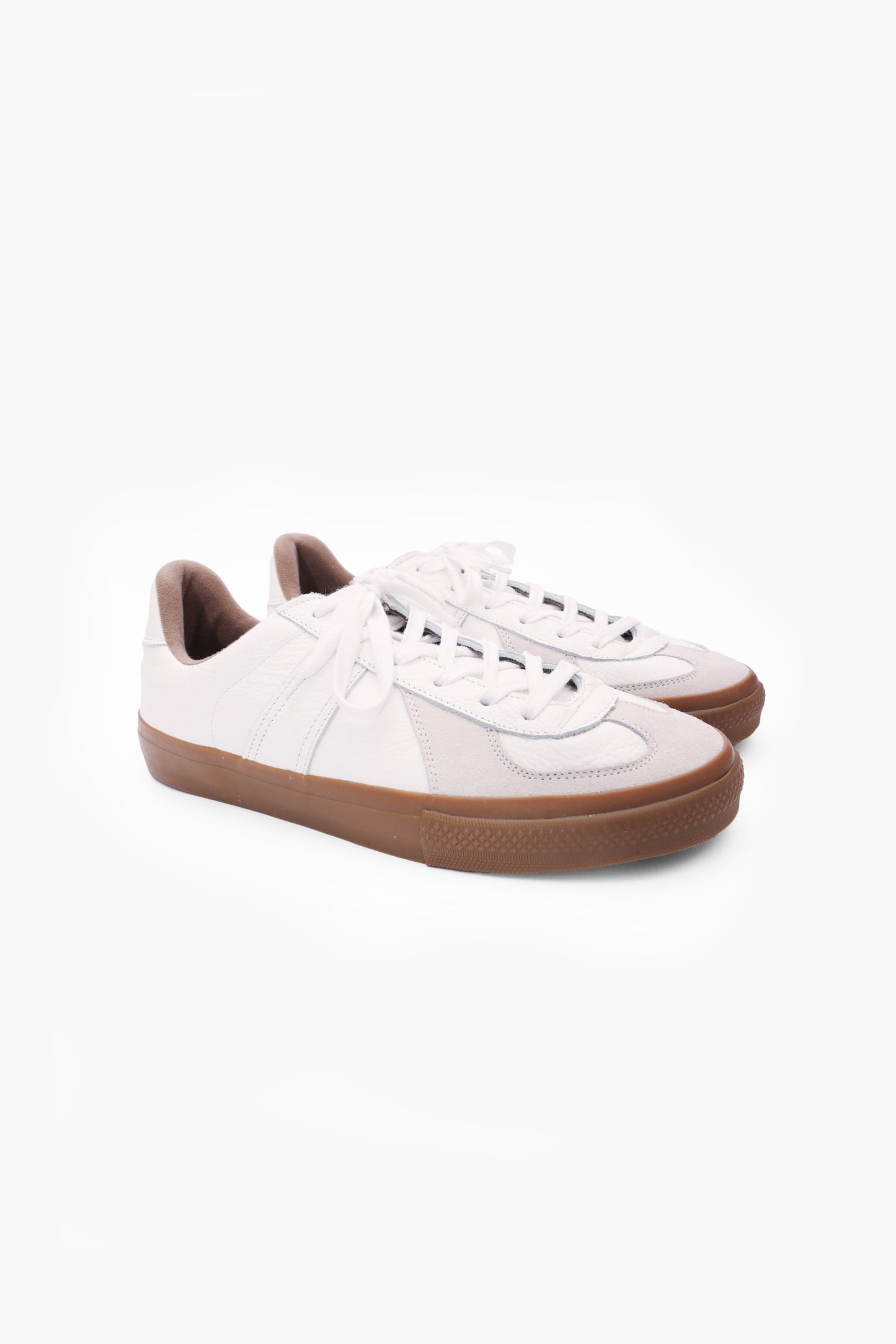 German Army Trainer Skateboarding - White