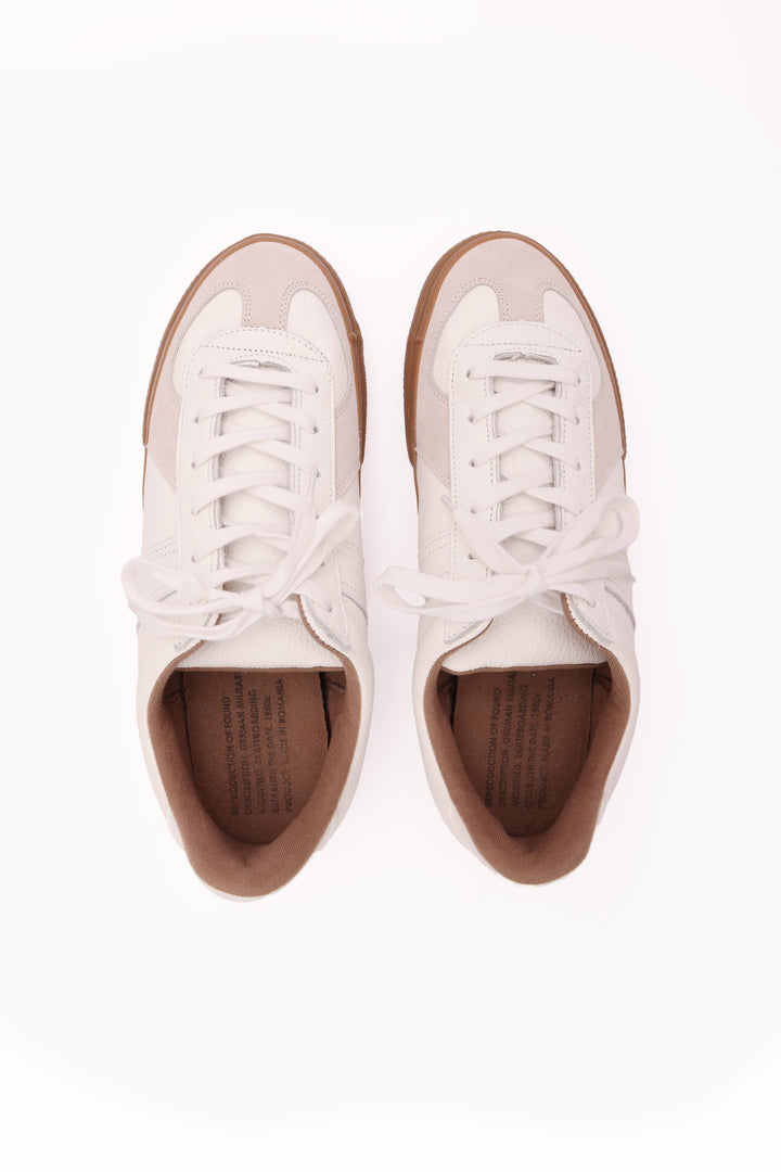 German Army Trainer Skateboarding - White