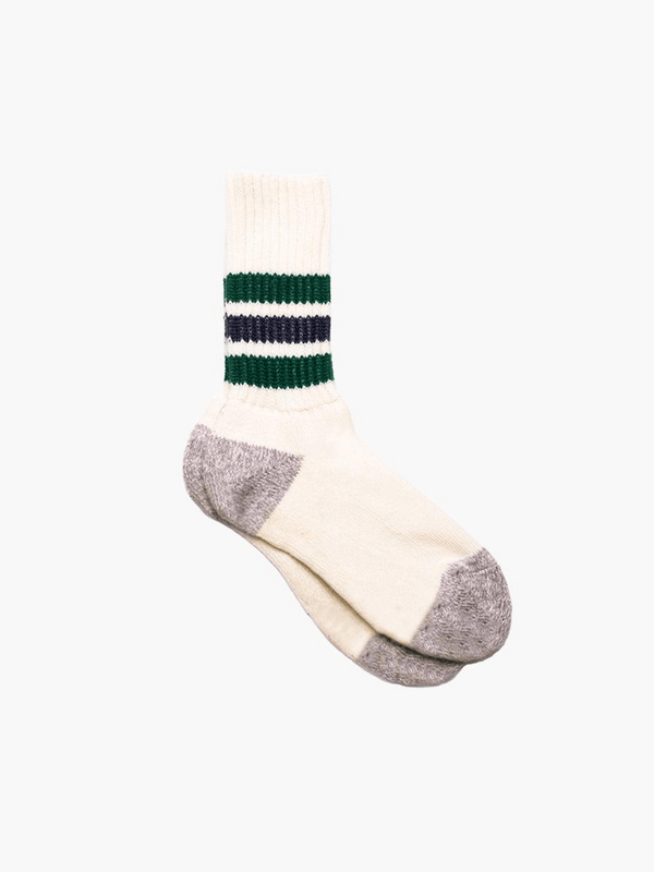 Chaussettes Crew Old School - Vert/Gris