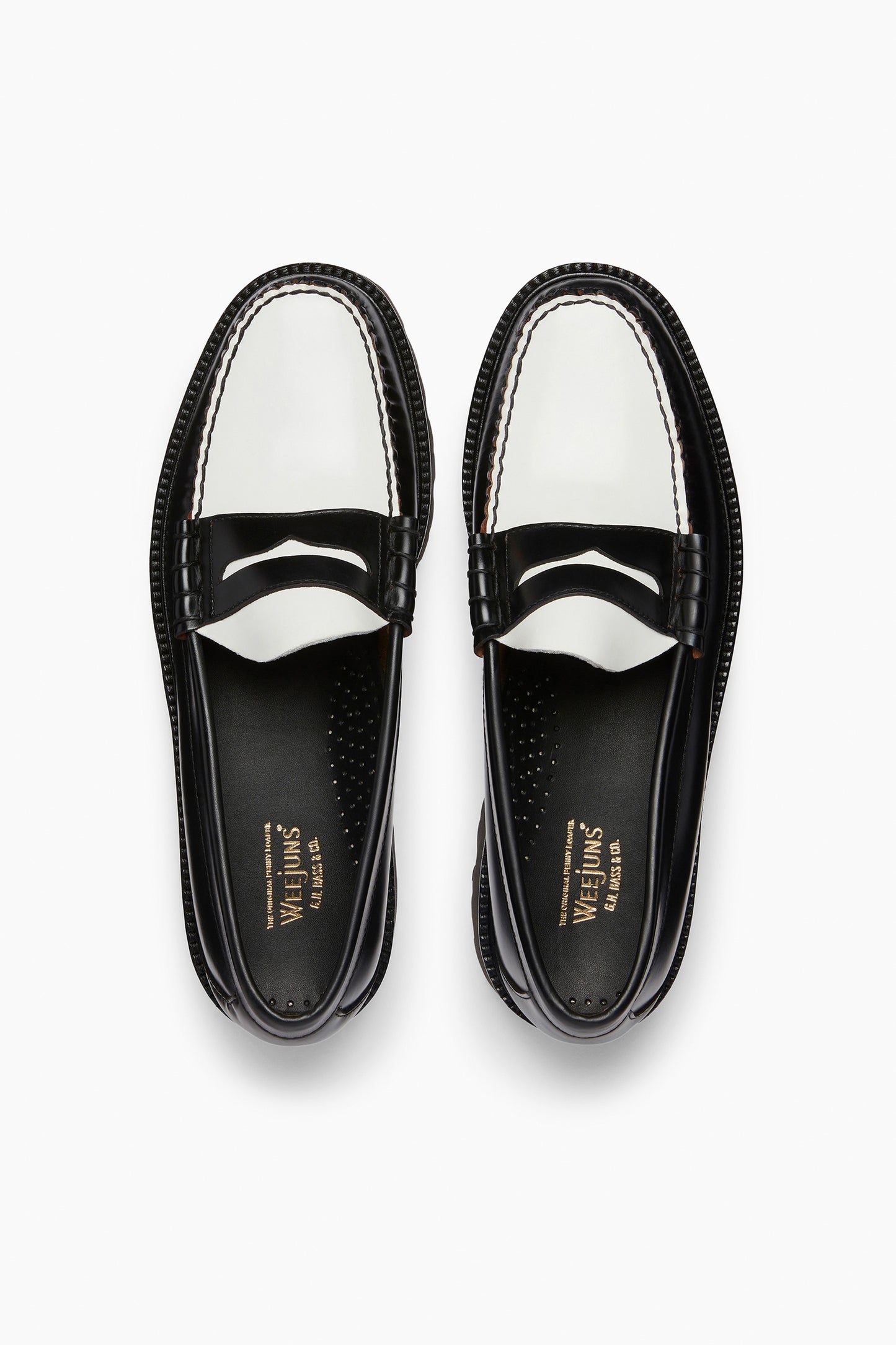 Mocassins Weejuns - Noir/Blanc