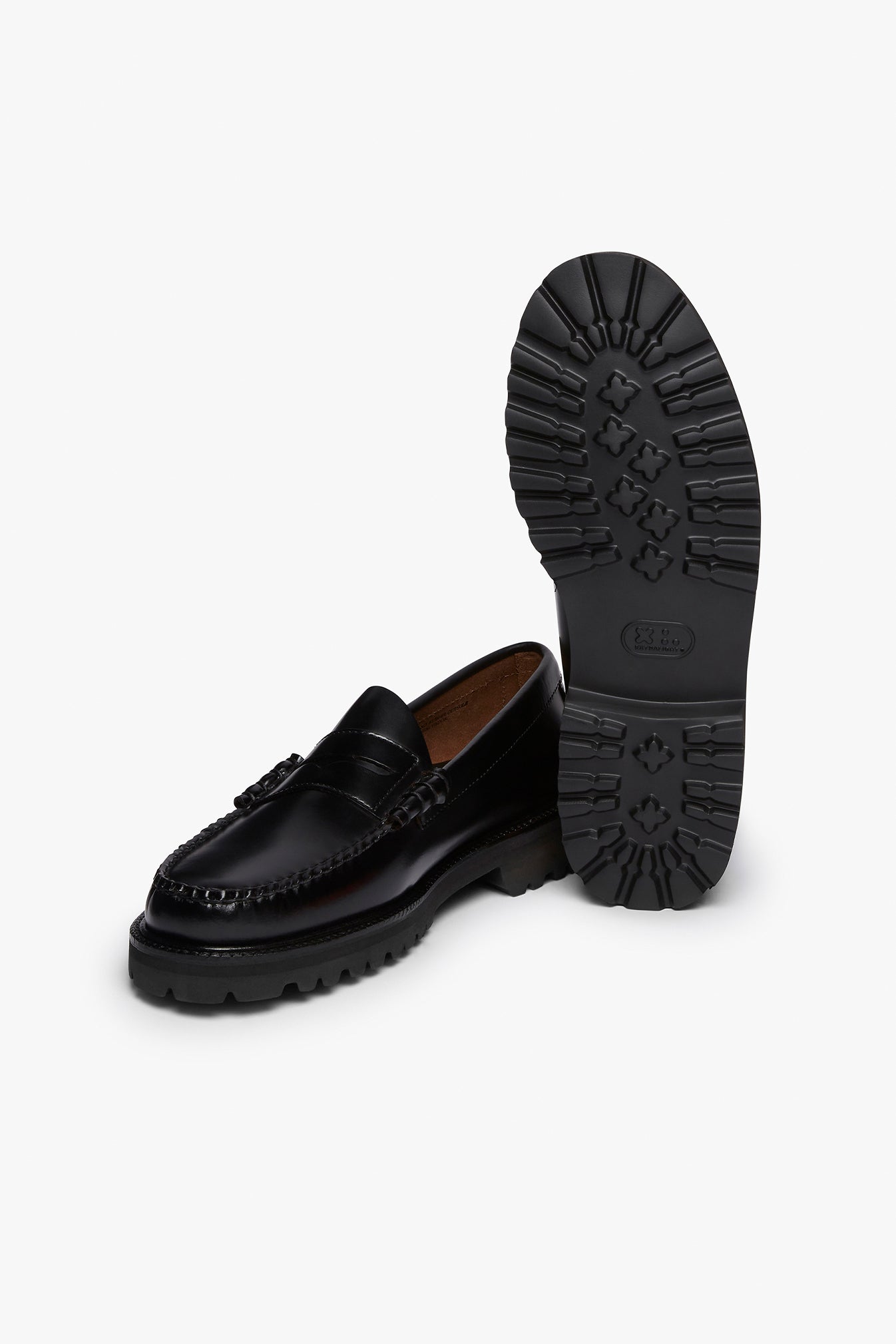 Bass black best sale penny loafers