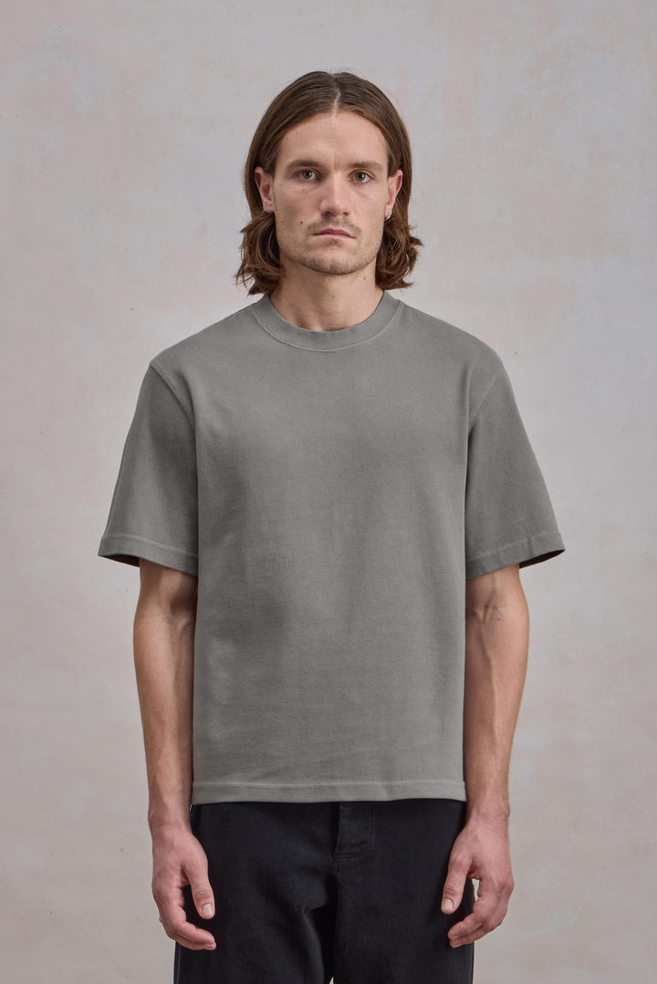 'Chuuunky Tee' T-shirt - Pigmentaire Mineral Grijs