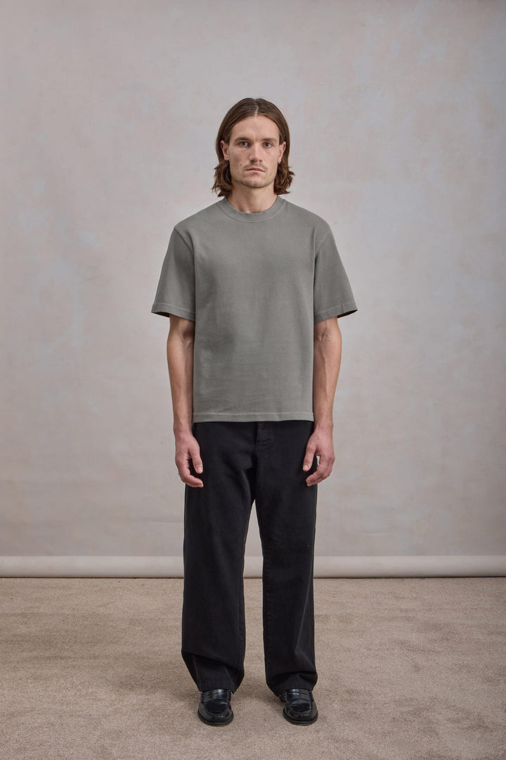 'Chuuunky Tee' T-shirt - Pigmentaire Mineral Grijs