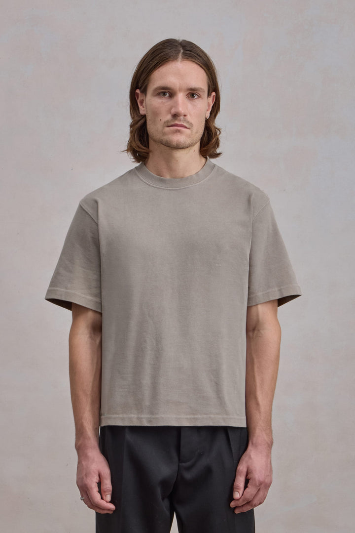 'Chuuunky Tee' T-shirt - Pigmentair Taupe