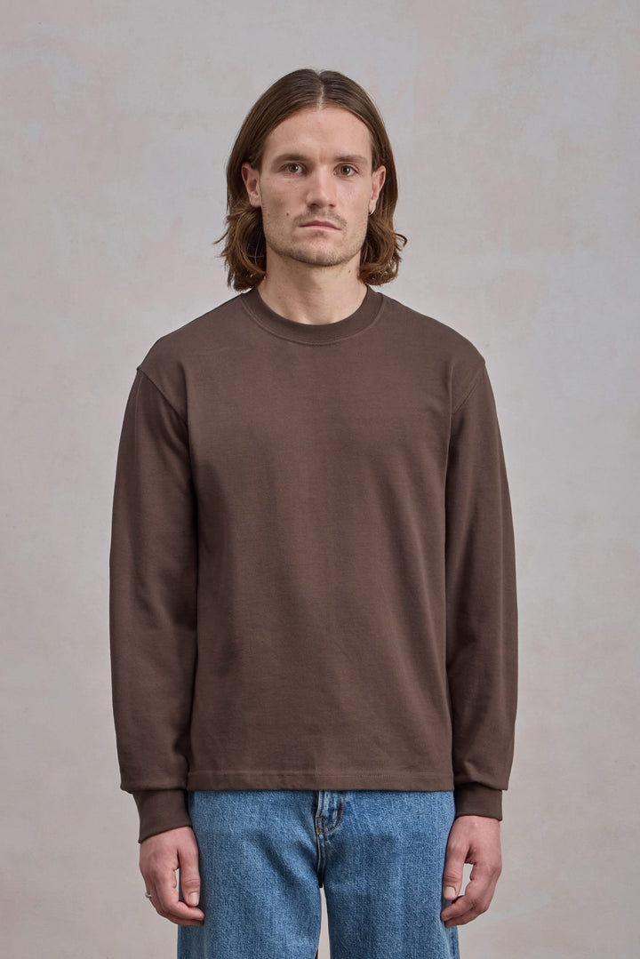 'Chuuunky Tee' Longsleeve T-Shirt - Bruin