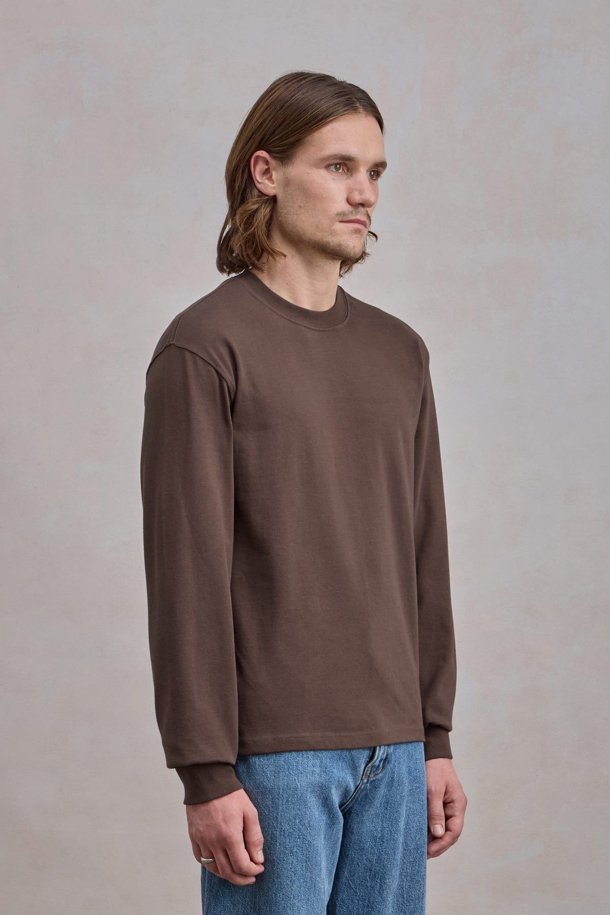 T-shirt 'Chuuunky Tee' Manches Longues - Marron