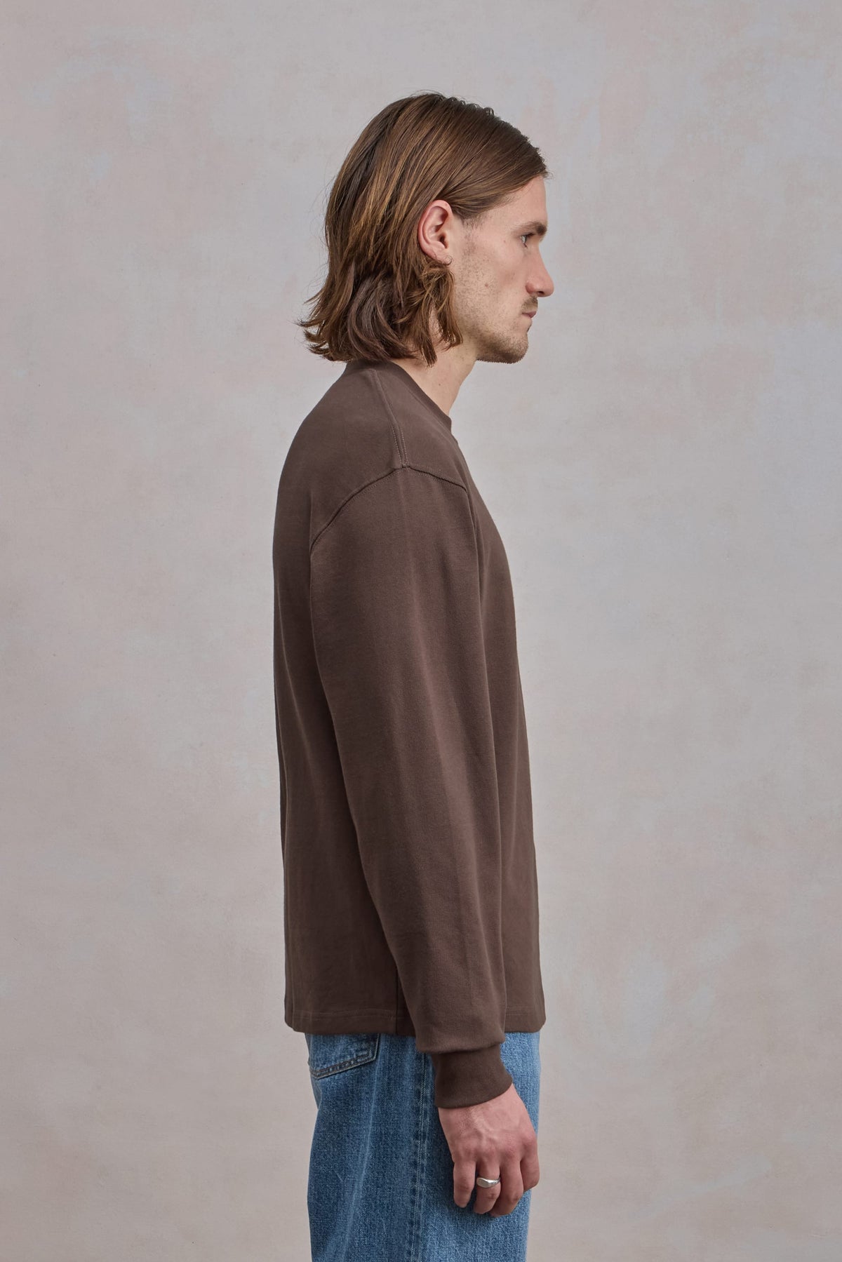 T-shirt 'Chuuunky Tee' Manches Longues - Marron