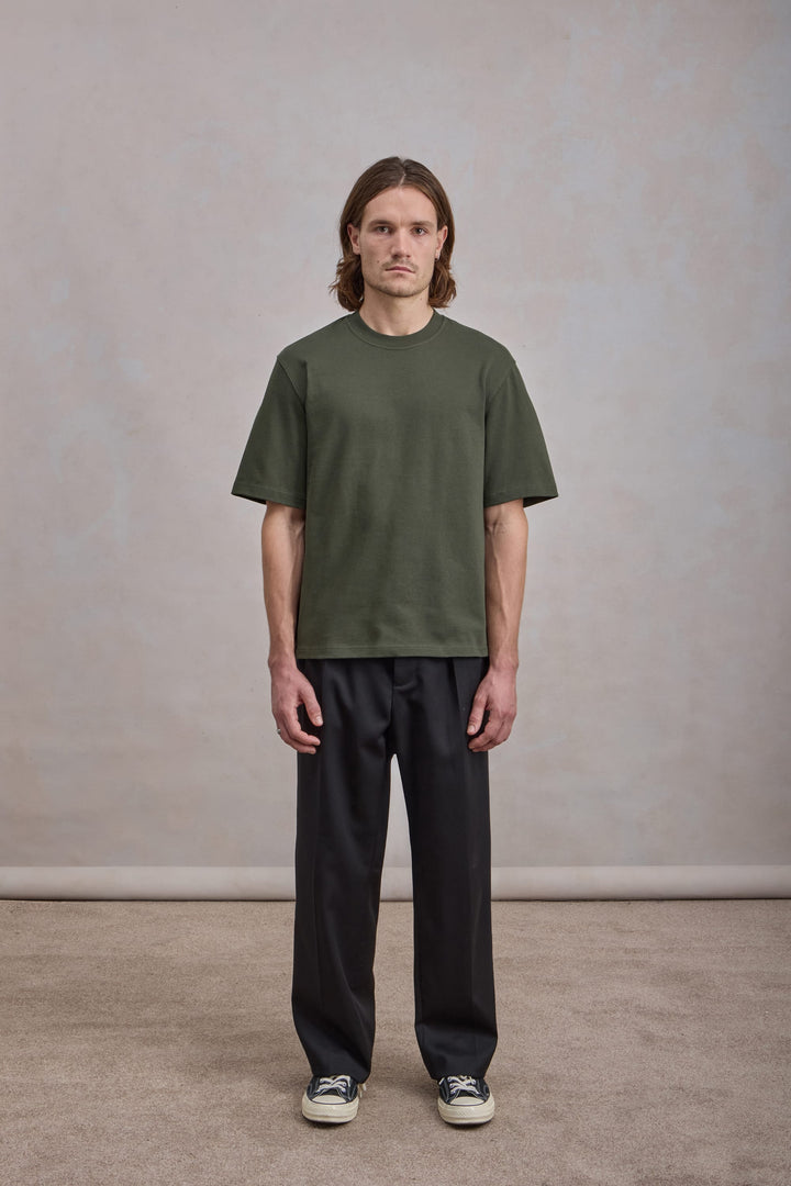 'Chuuunky Tee' T-shirt - Donkergroen