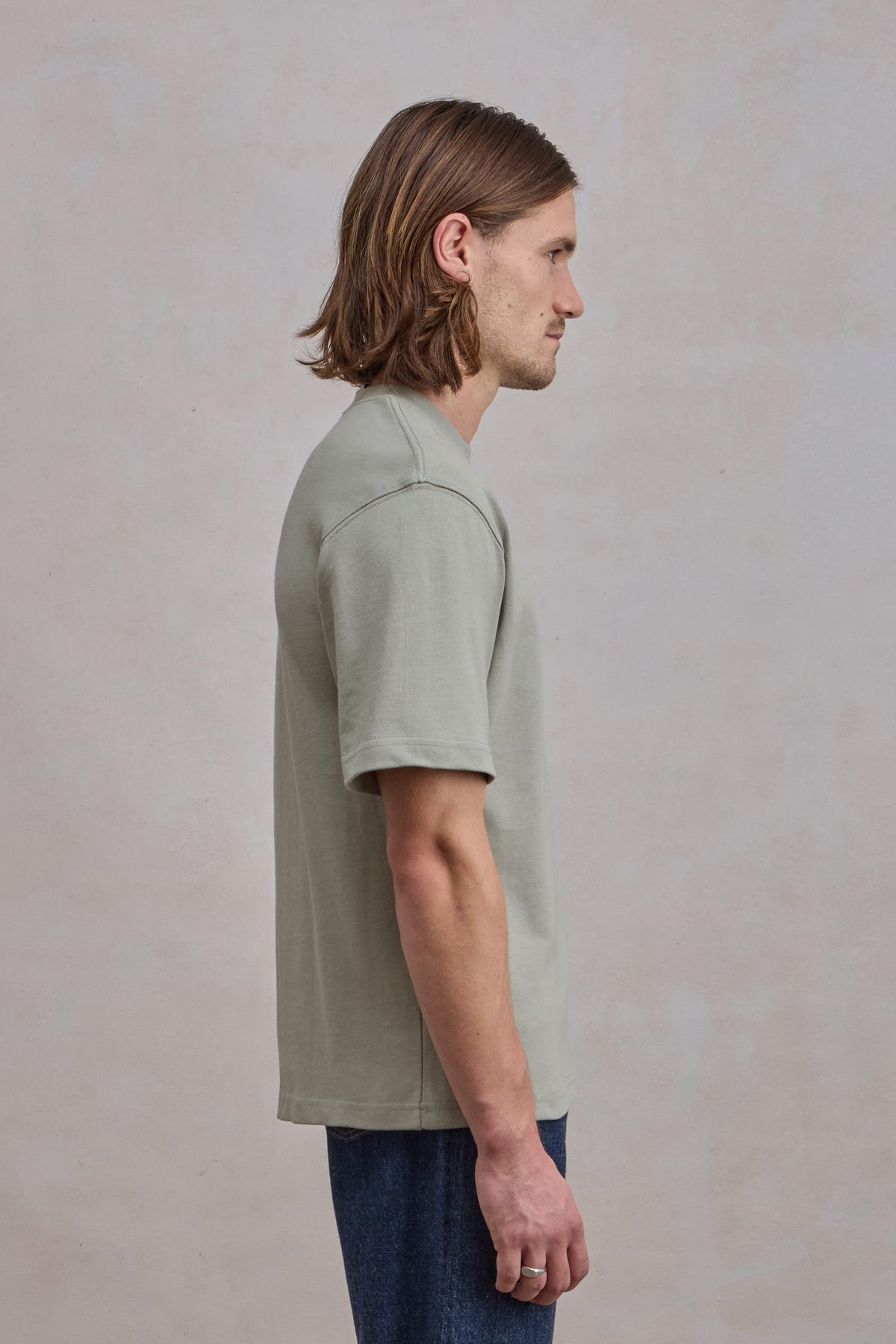 'Chuuunky Tee' T-shirt - Grey-Green