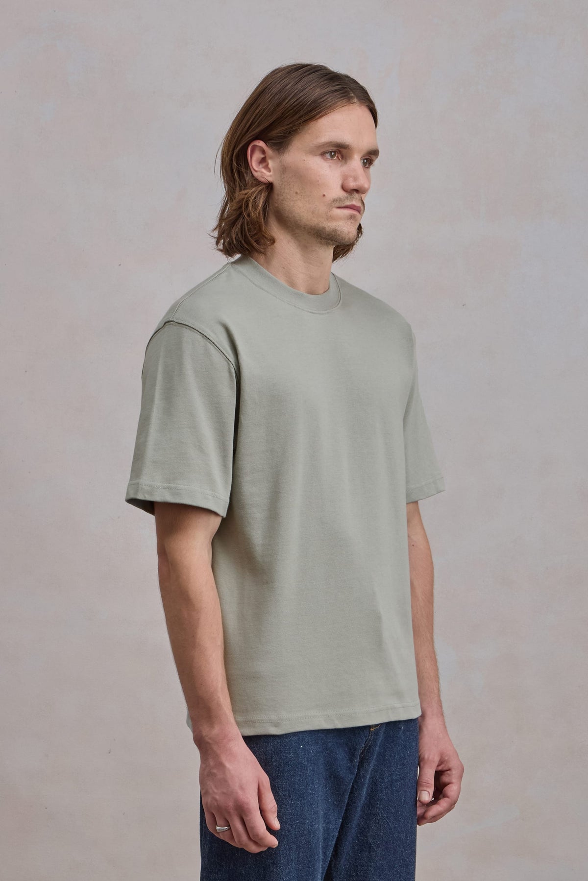 'Chuuunky Tee' T-shirt - Grey-Green