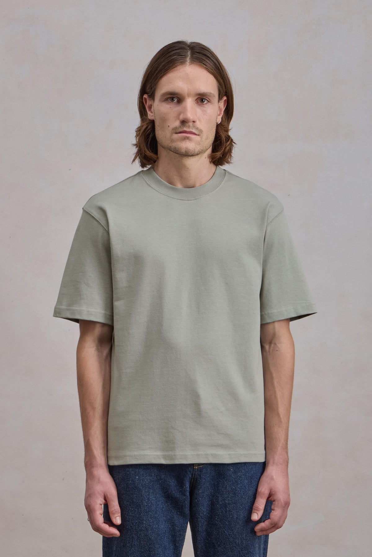 'Chuuunky Tee' T-shirt - Grey-Green