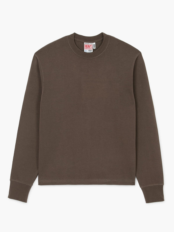 'Chuuunky Tee' Long Sleeve T-Shirt - Brown