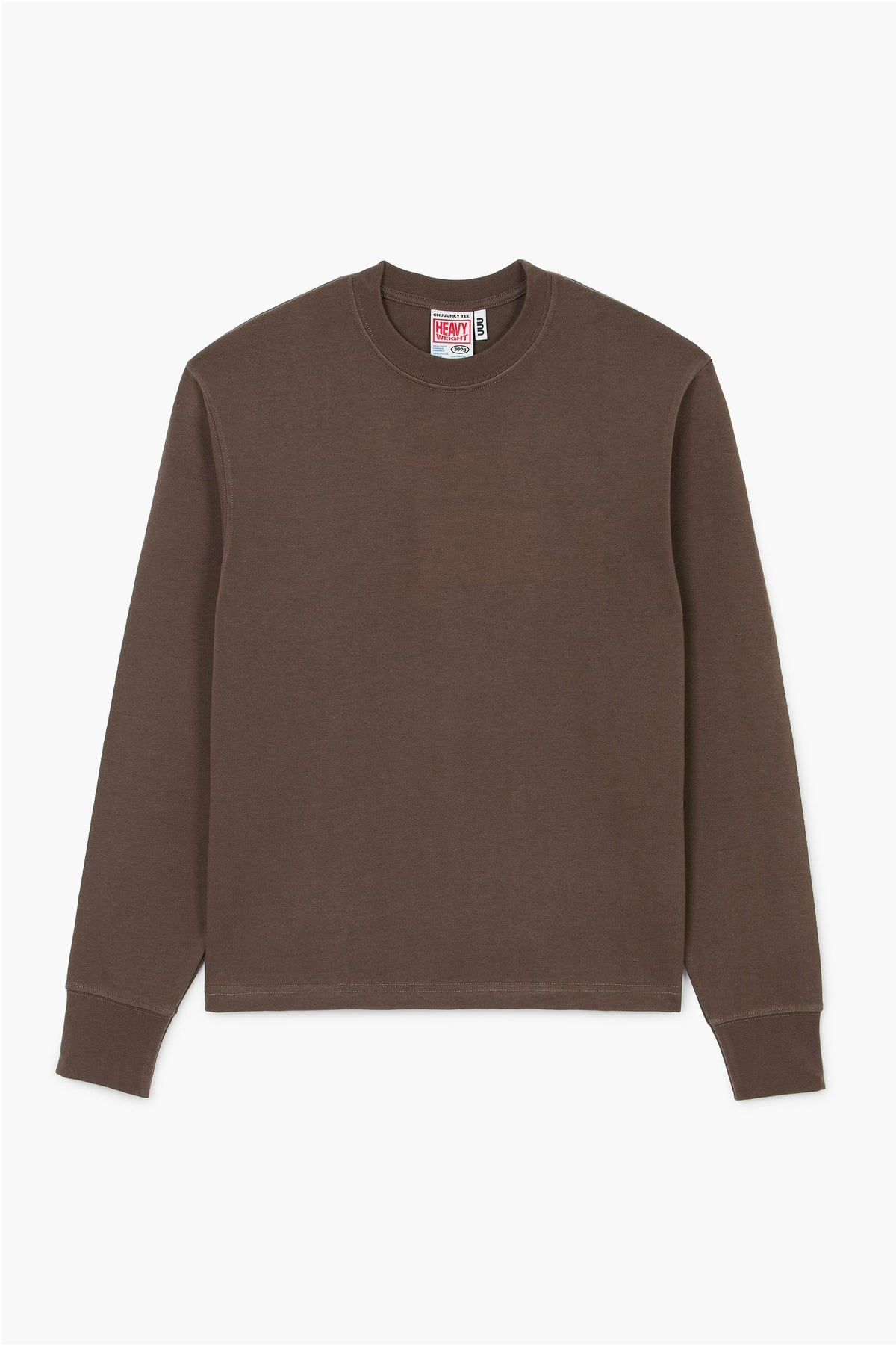 T-shirt 'Chuuunky Tee' Manches Longues - Marron