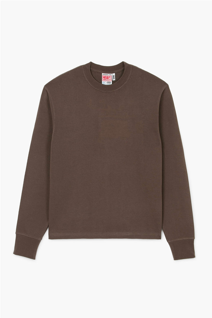 T-shirt 'Chuuunky Tee' Manches Longues - Marron