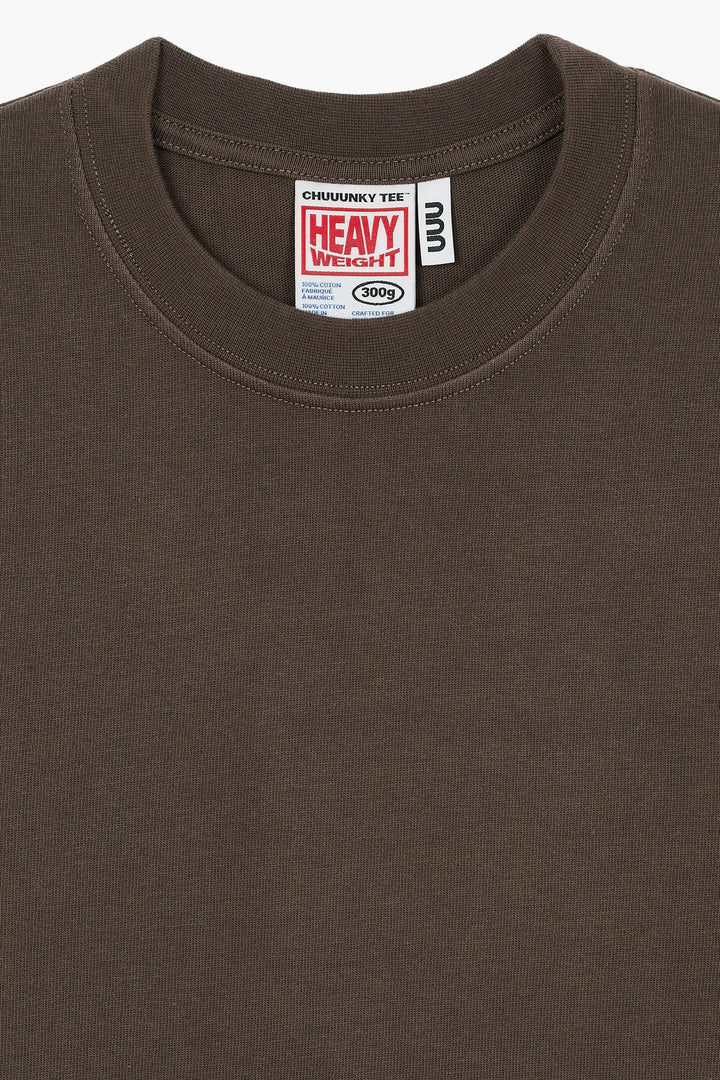 T-shirt 'Chuuunky Tee' Manches Longues - Marron