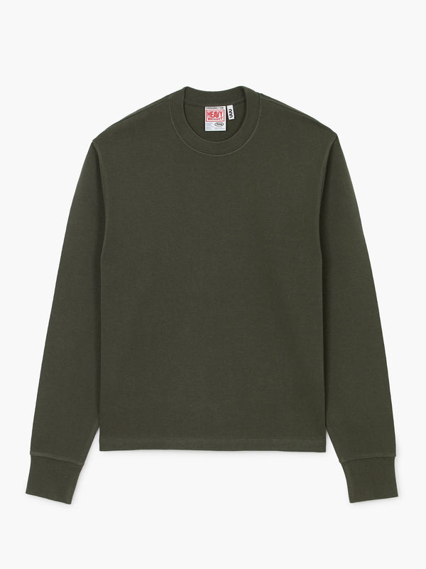 'Chuuunky Tee' Long Sleeve T-Shirt - Dark Green