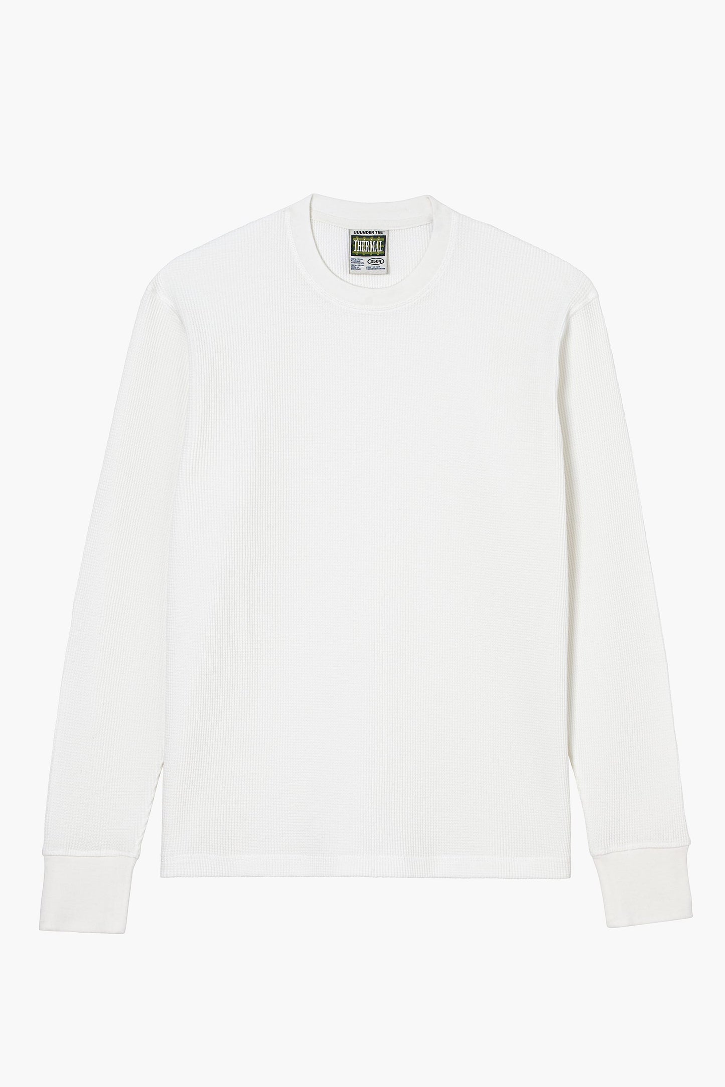 T-shirt Thermal 'Uuunder Tee'  - Blanc