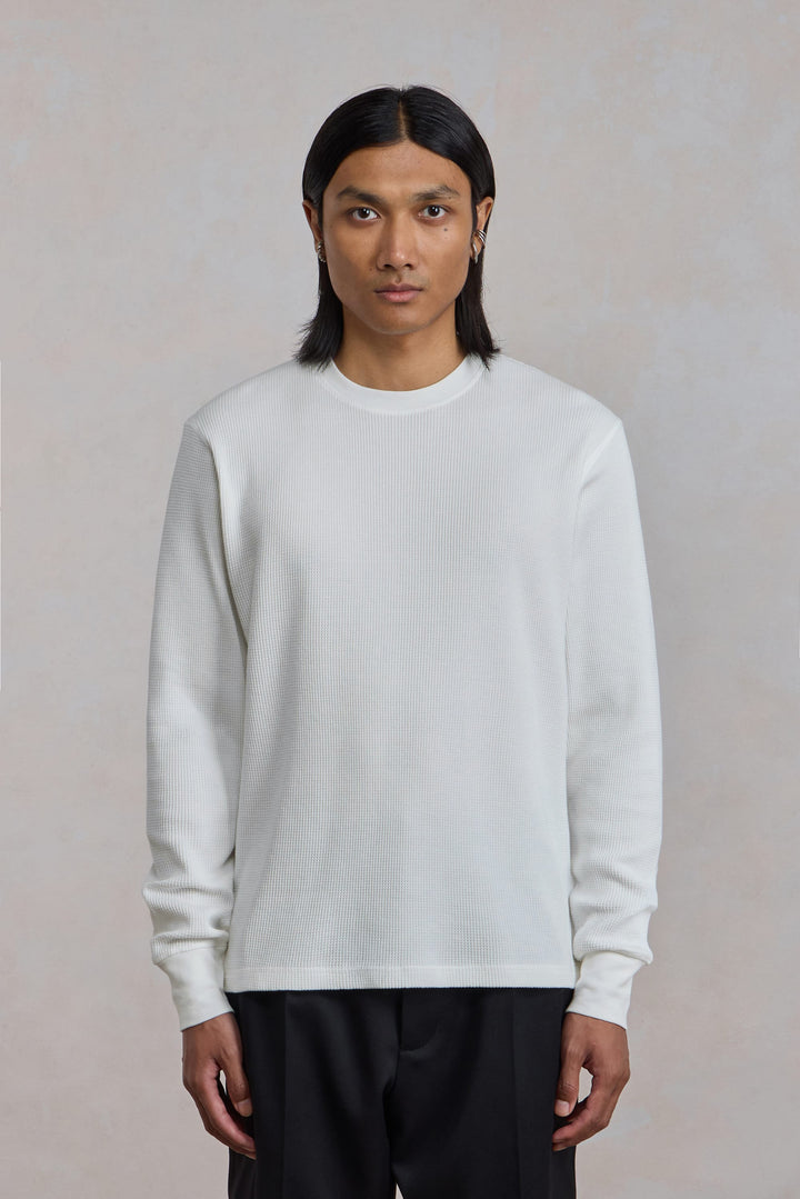 T-shirt Thermal 'Uuunder Tee'  - Blanc