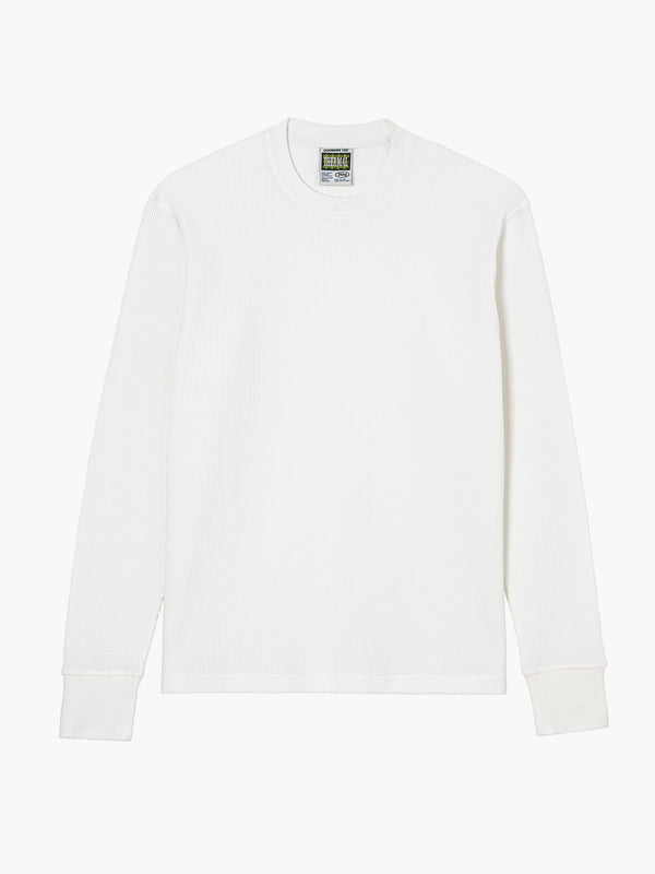 'Uuunder Tee' Thermal T-Shirt - Wit