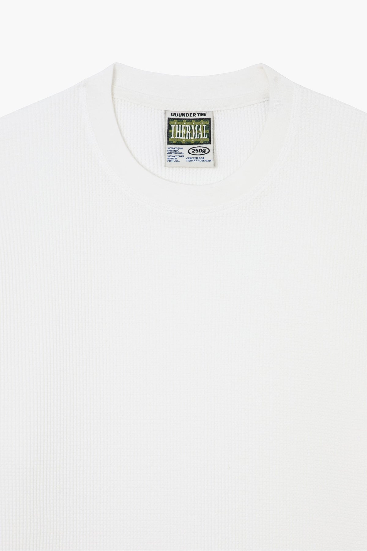 T-shirt Thermal 'Uuunder Tee'  - Blanc