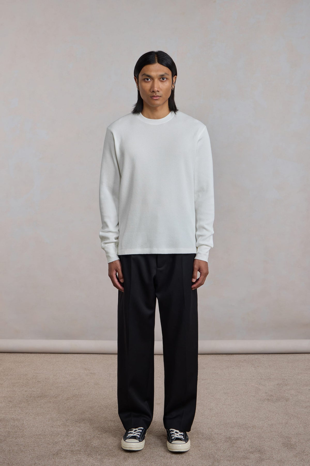T-shirt Thermal 'Uuunder Tee'  - Blanc