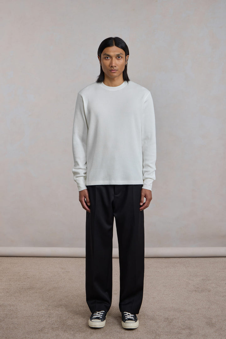 T-shirt Thermal 'Uuunder Tee'  - Blanc