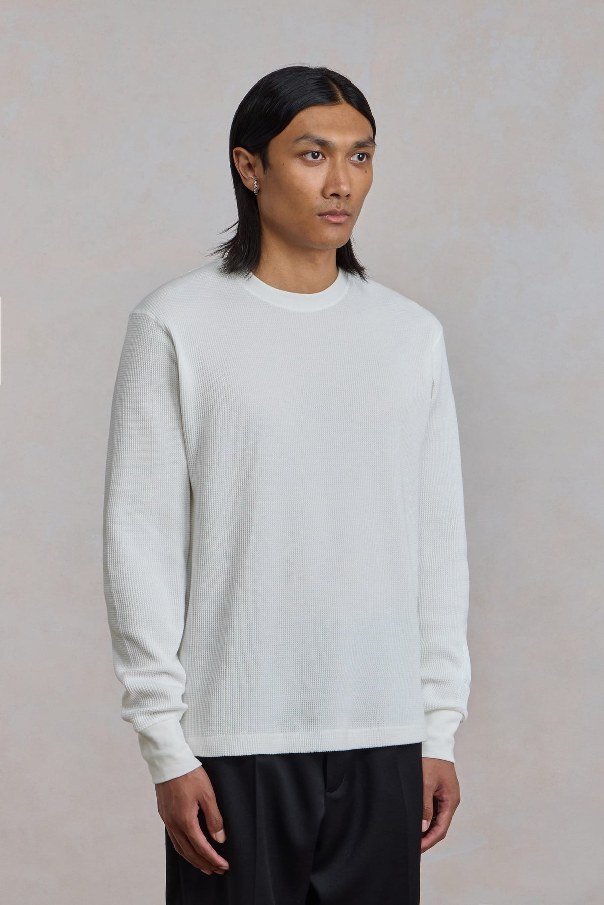 T-shirt Thermal 'Uuunder Tee'  - Blanc