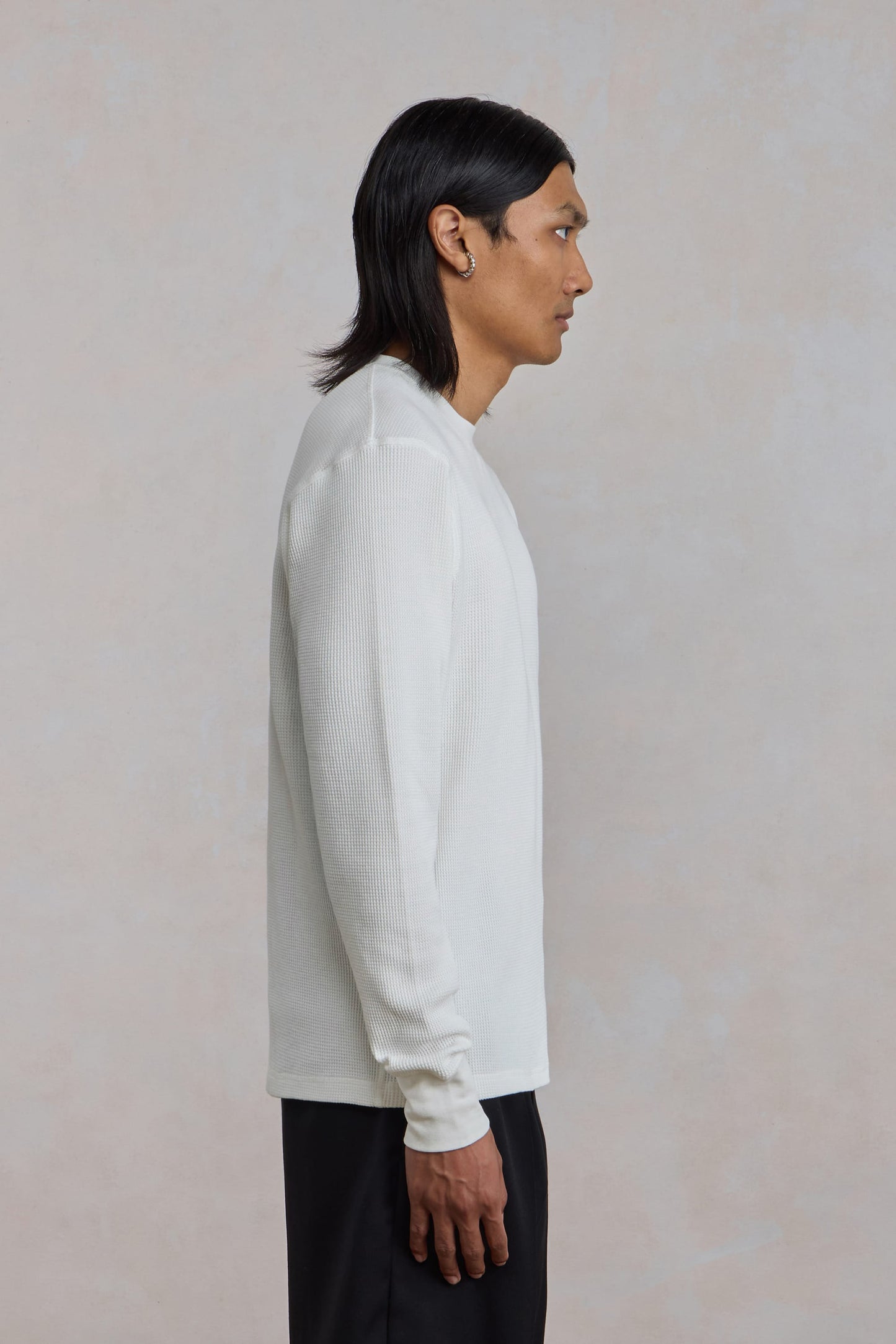T-shirt Thermal 'Uuunder Tee'  - Blanc