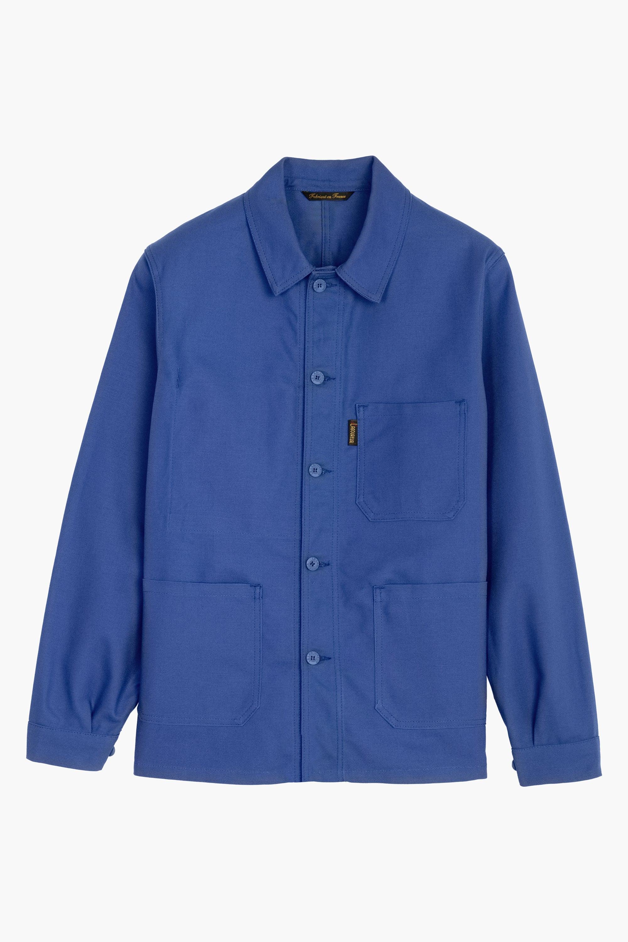 Veste de travail en coton Bleu