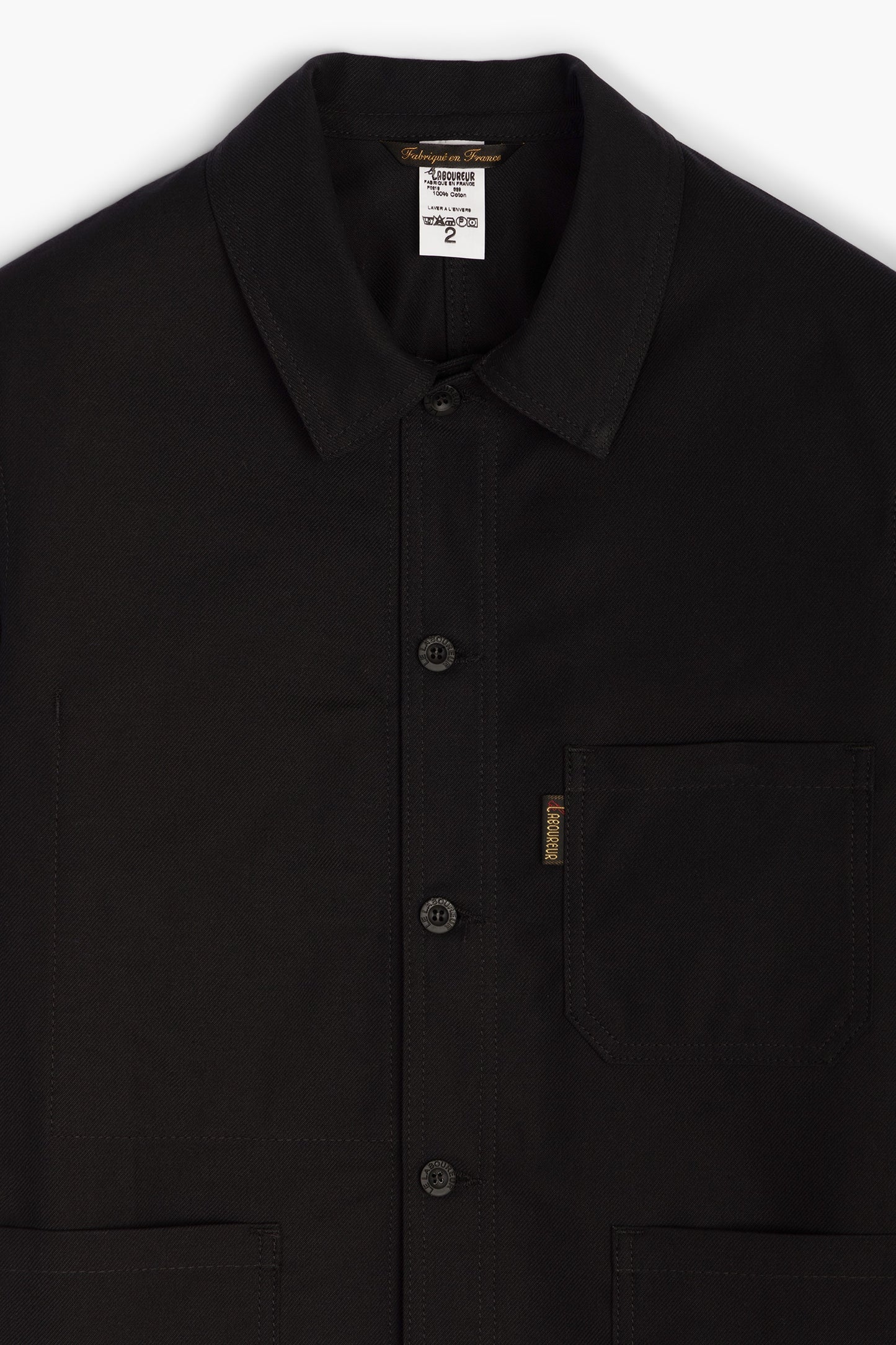 Work Jacket - Black Cotton