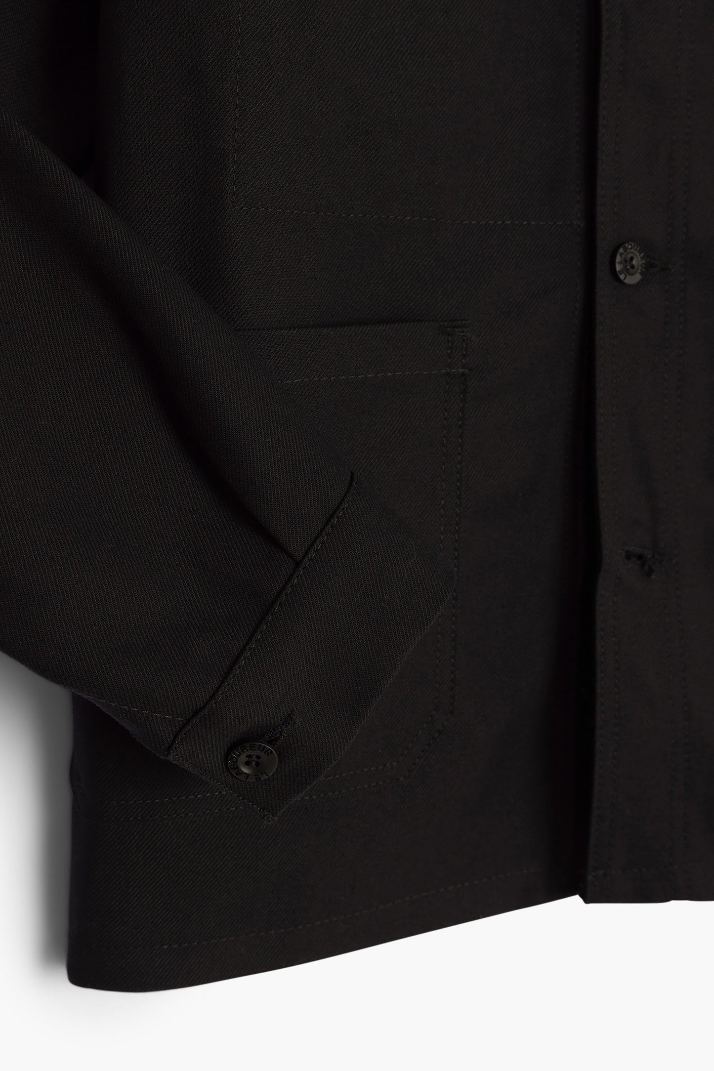 Work Jacket - Black Cotton