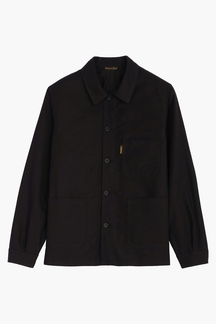 Work Jacket - Black Cotton