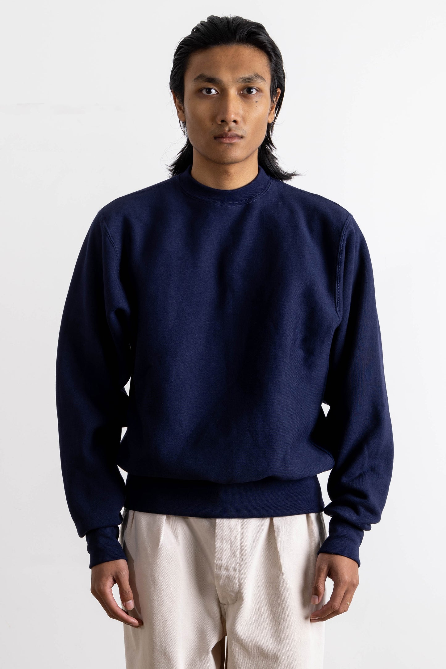 Max-weight Crewneck Sweatshirt - Navy Blue