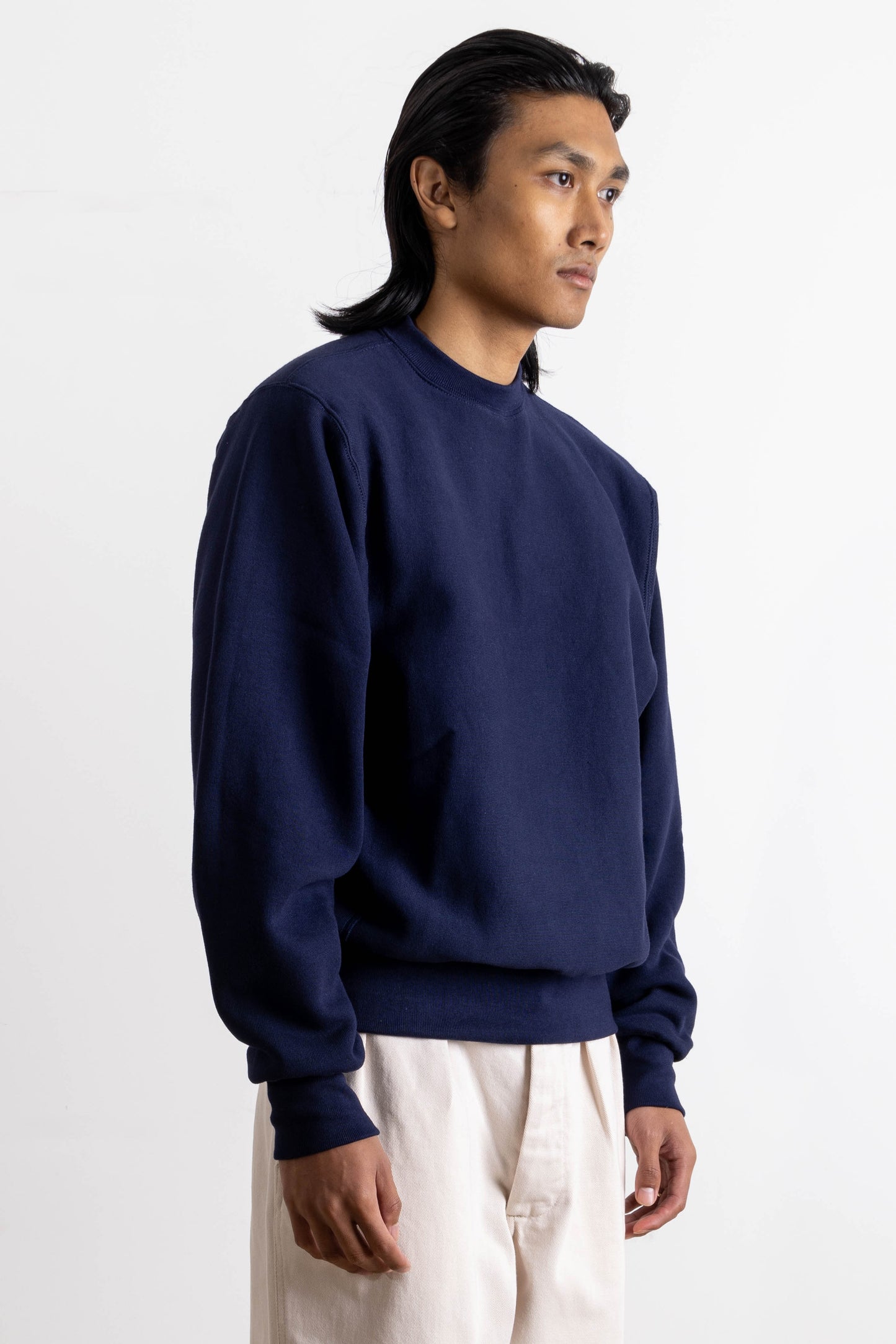 Max-weight Crewneck Sweatshirt - Navy Blue