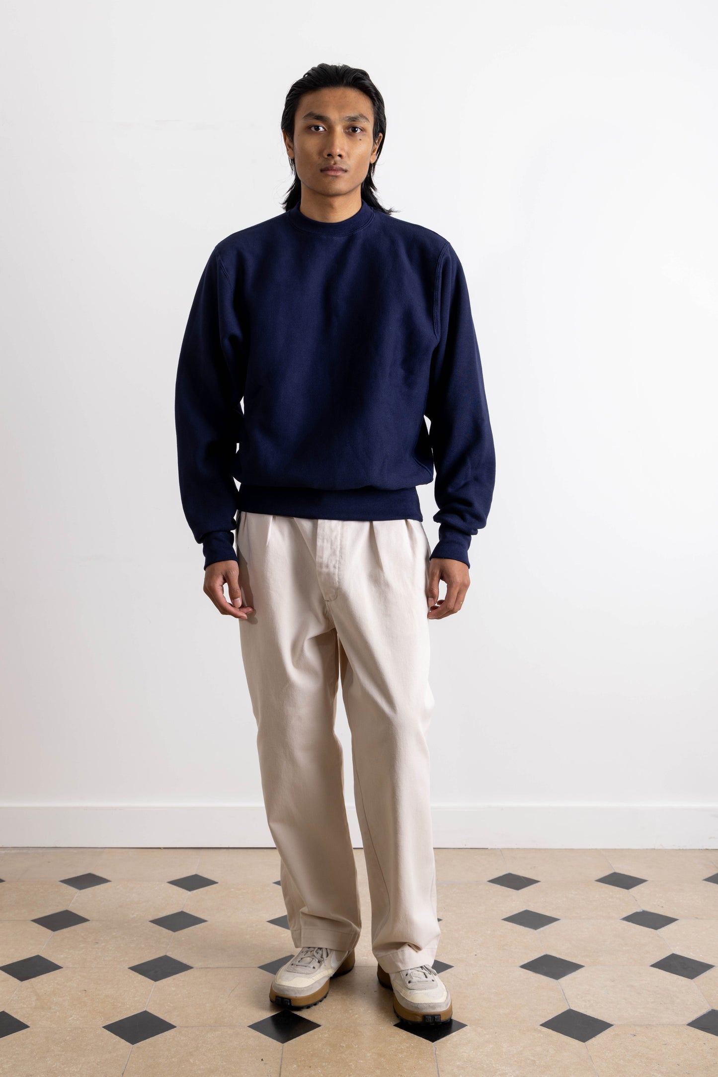 Sweatshirt Crewneck Max-weight - Bleu Marine