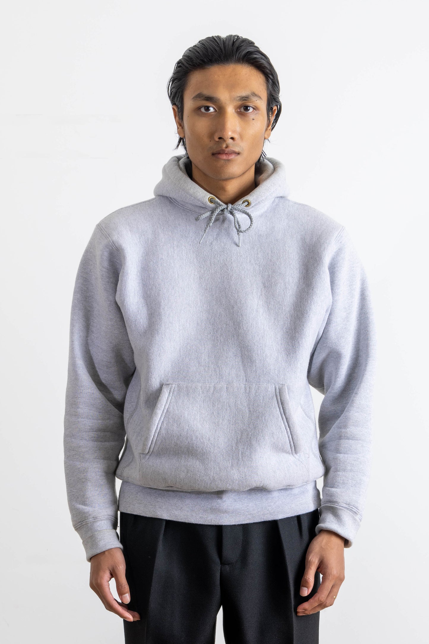 Hoodie Max-weight - Gris Chiné