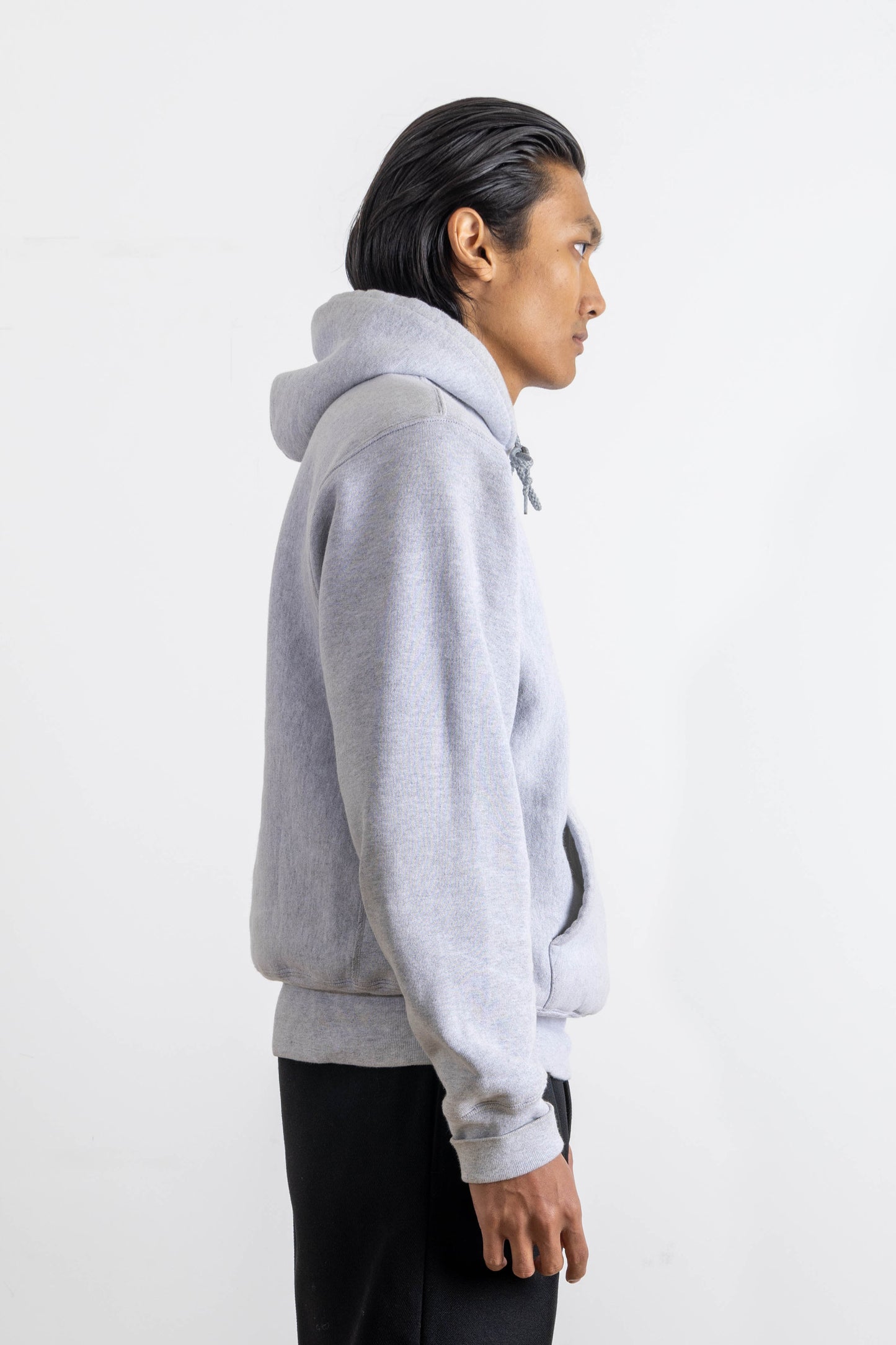 Hoodie Max-weight Gris Chiné