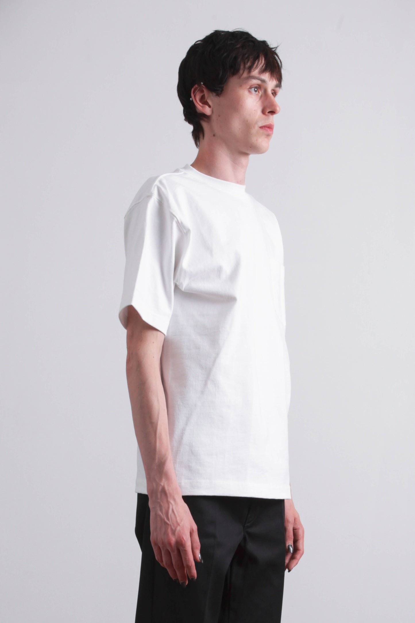 T-shirt à poche Max-weight - Blanc