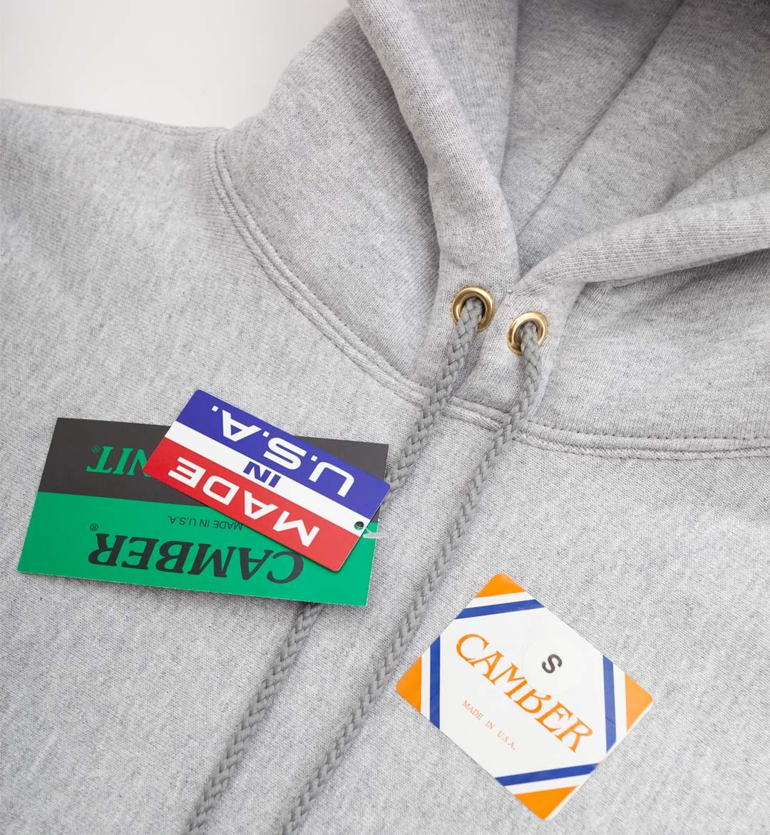 CAMBER USA Hoodie Max-weight Gris Chiné - suuupply