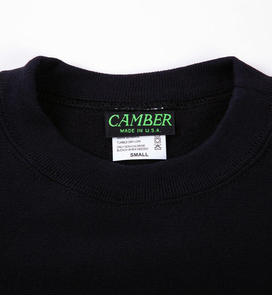 CAMBER USA Sweatshirt crewneck Max-weight Noir - suuupply