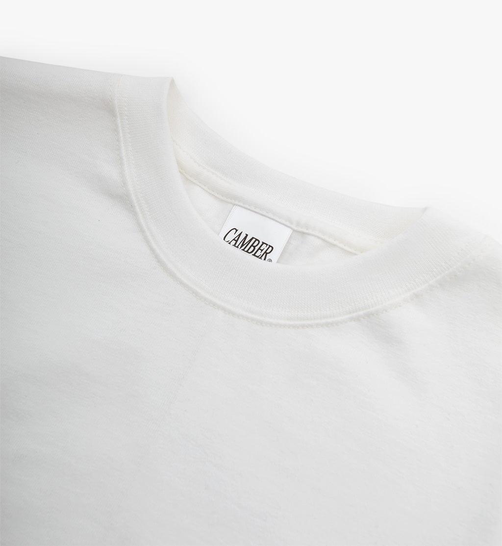 CAMBER USA T-shirt Max-weight Blanc - suuupply