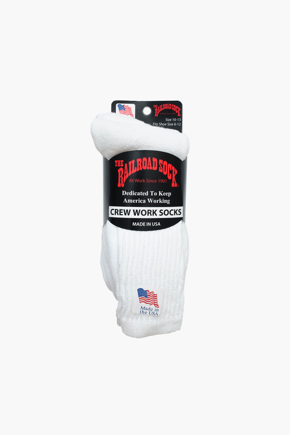 Crew work socks 3-pack - Blanc