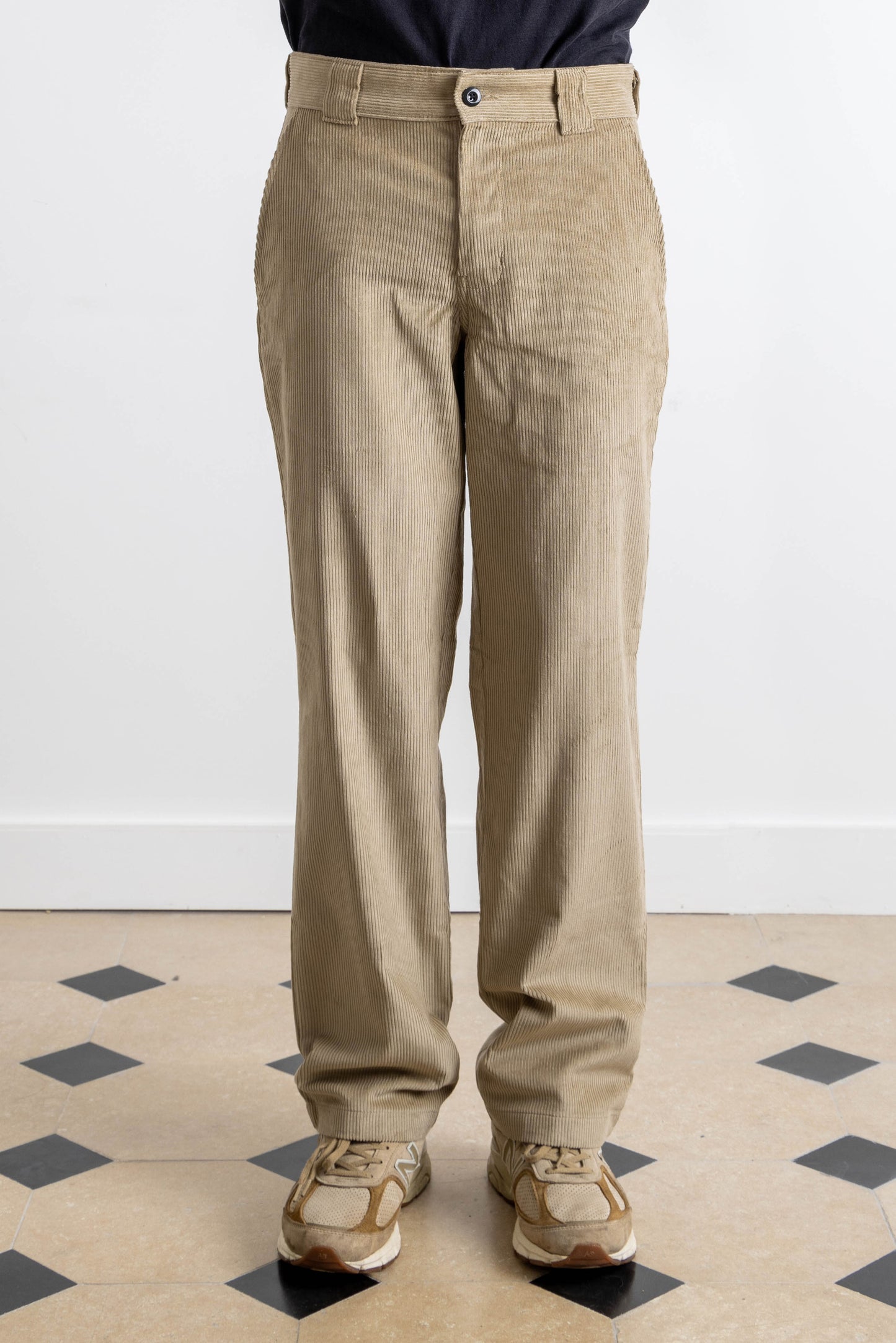 Pantalon 873 Higginson Velours Côtelé - Beige