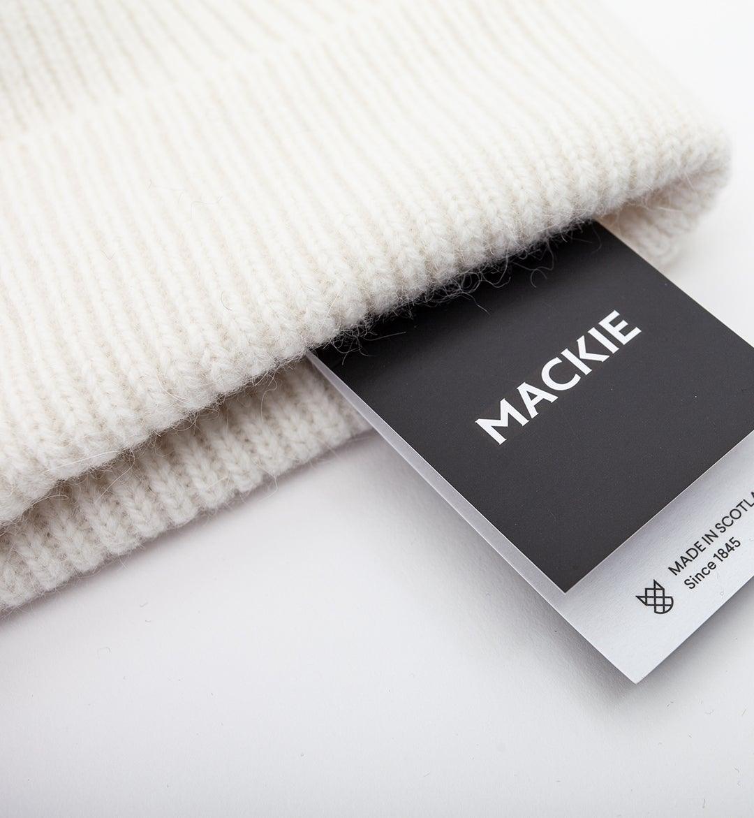 MACKIE Bonnet en laine blanc - suuupply