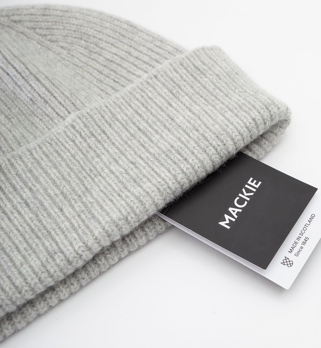 MACKIE - Bonnet en laine gris – suuupply