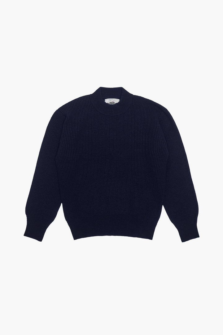 Lambswool Deck Sweater - Navy
