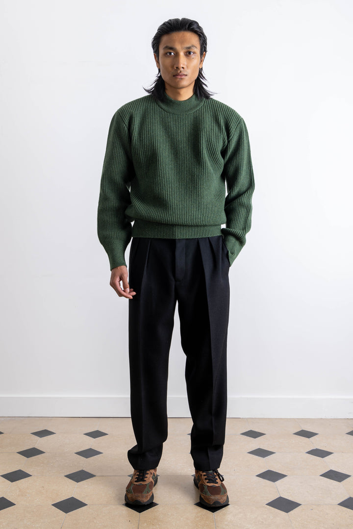 Lambswool Deck sweater - Green