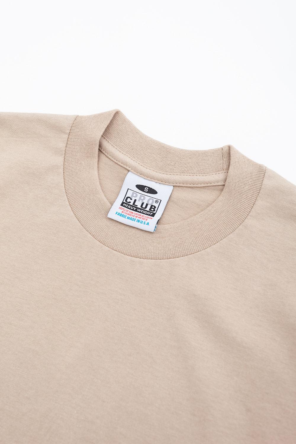 PROCLUB T-shirt Heavyweight Beige - suuupply