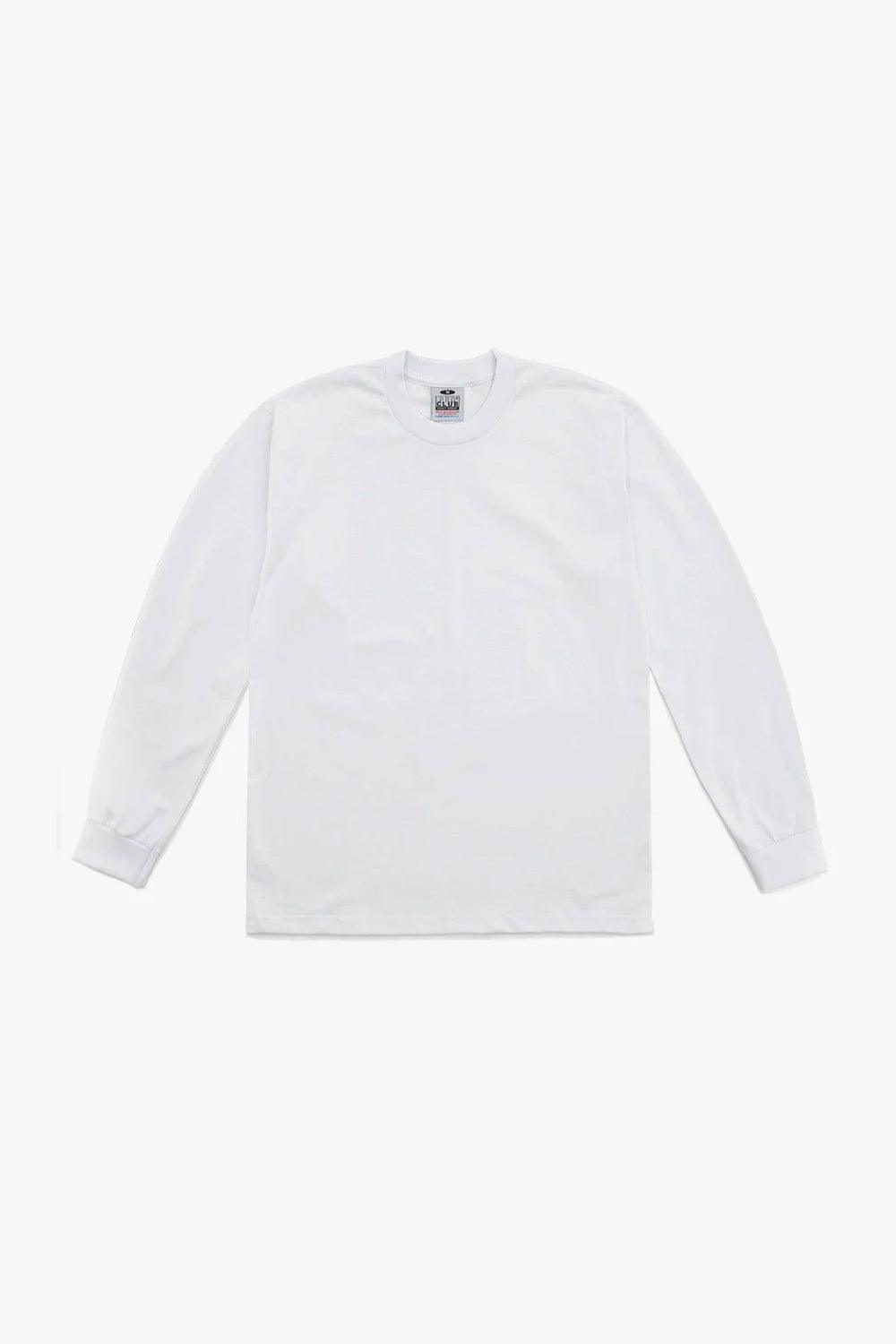 PROCLUB T-shirt Heavyweight Blanc - Manches Longues - suuupply